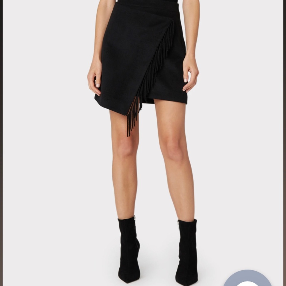 Milly Saylor Fringe Skirt 0
